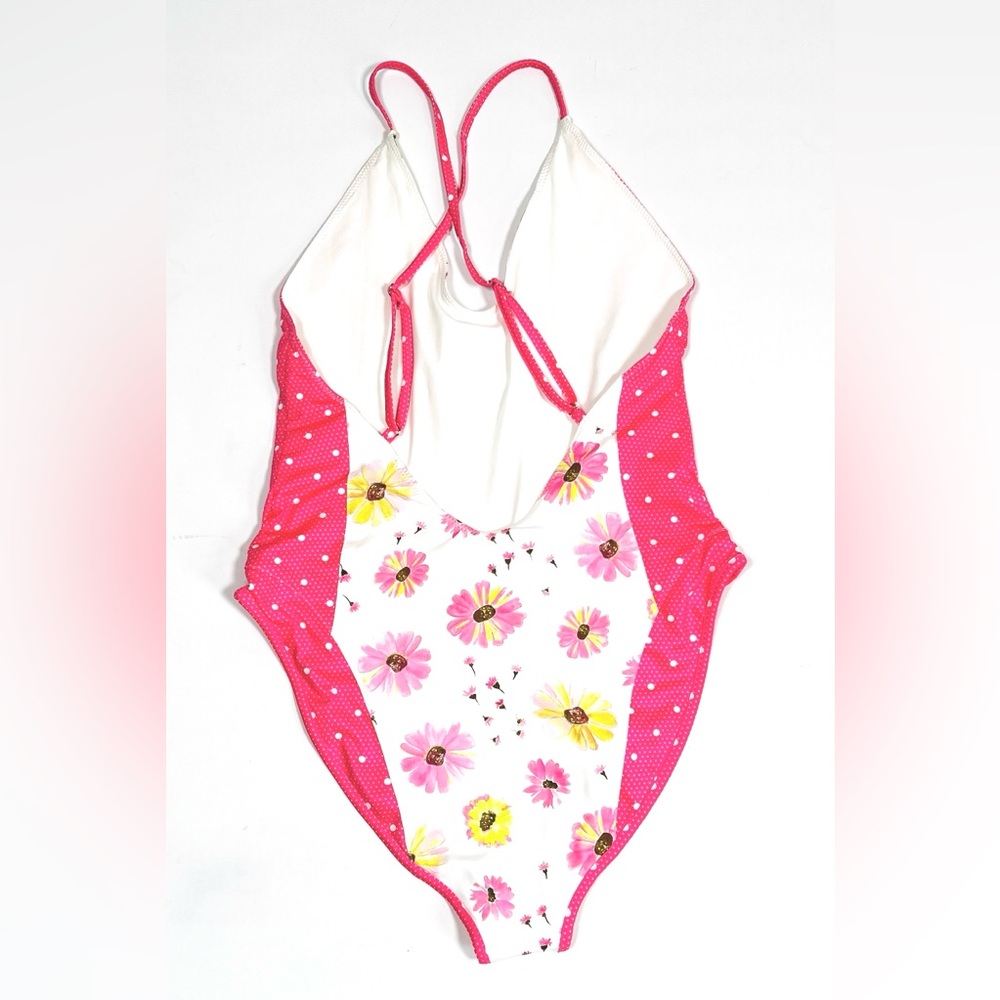 Loveshackfancy Womans Swimsuit Solid One Piece Fl… - image 3